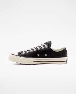 Converse Seasonal Color Leather Chuck 70 Női Rövidszárú Fekete | YMZAEJN-HU